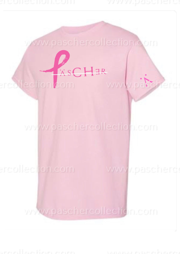 Pink P Short Sleeve T-Shirt - Adult