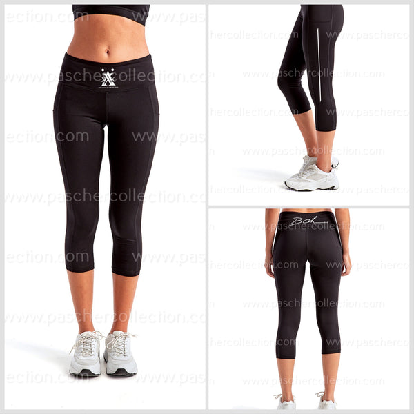 LEGACY 3/4 Length Leggings Center White - Adult