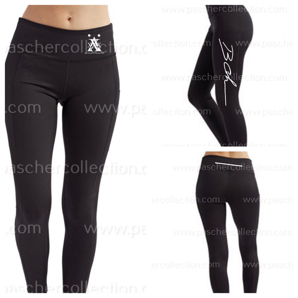 LEGACY Full Length Leggings Left White - Youth