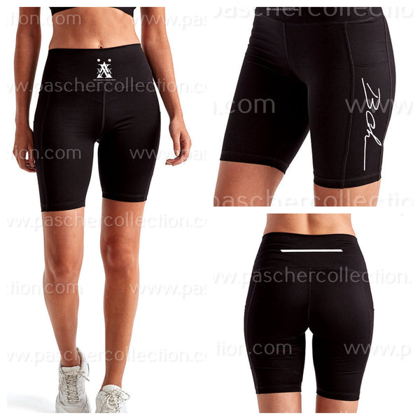 LEGACY Biker Shorts Center White - Youth